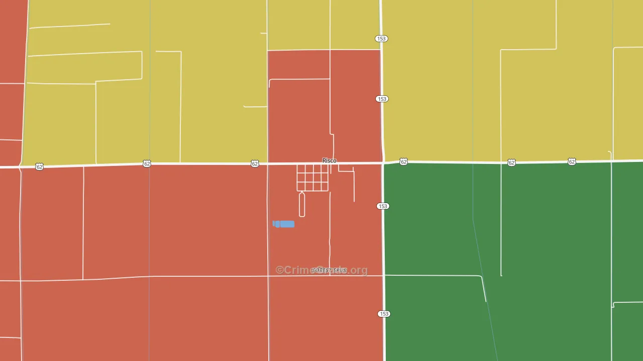 63874, MO Map of Theft Rates