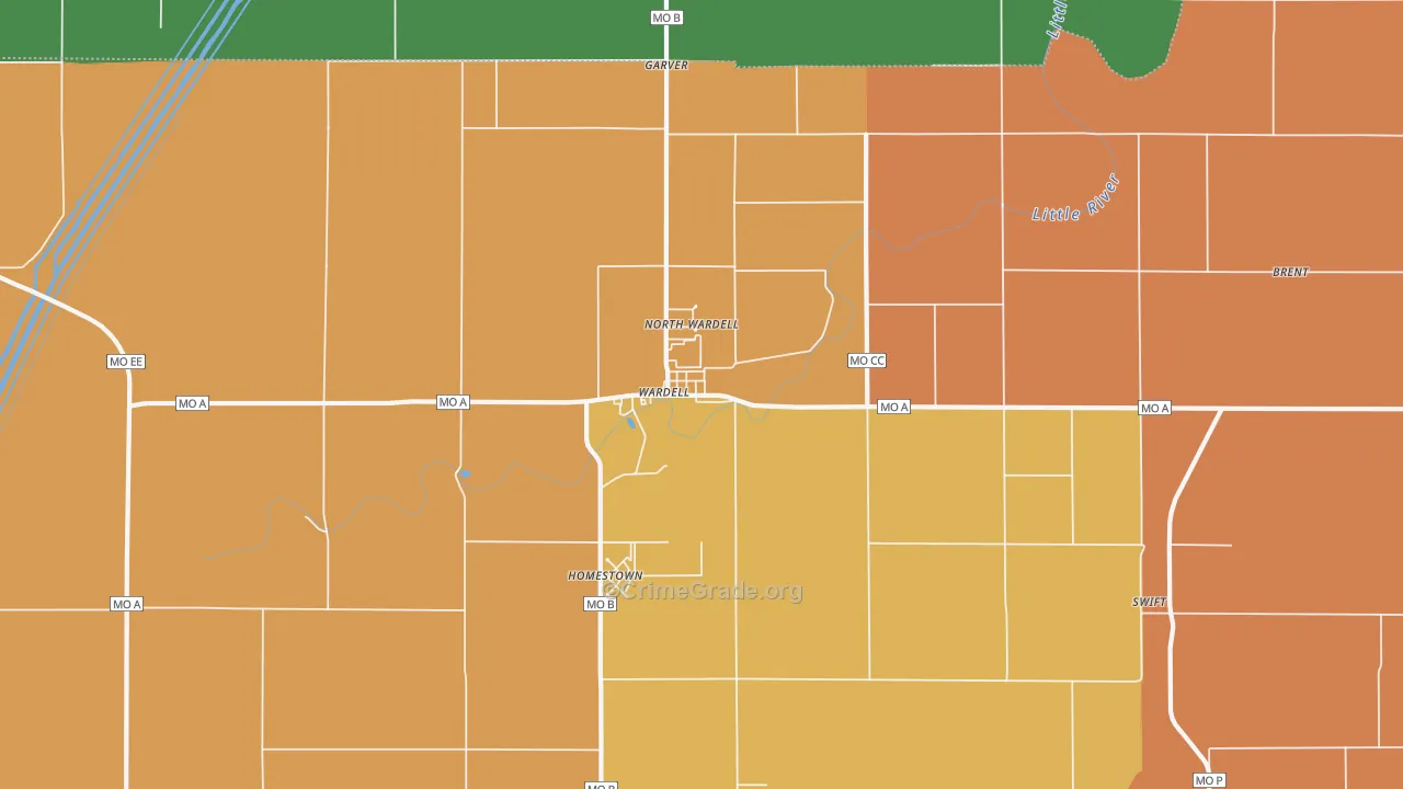 63879, MO Map of Theft Rates