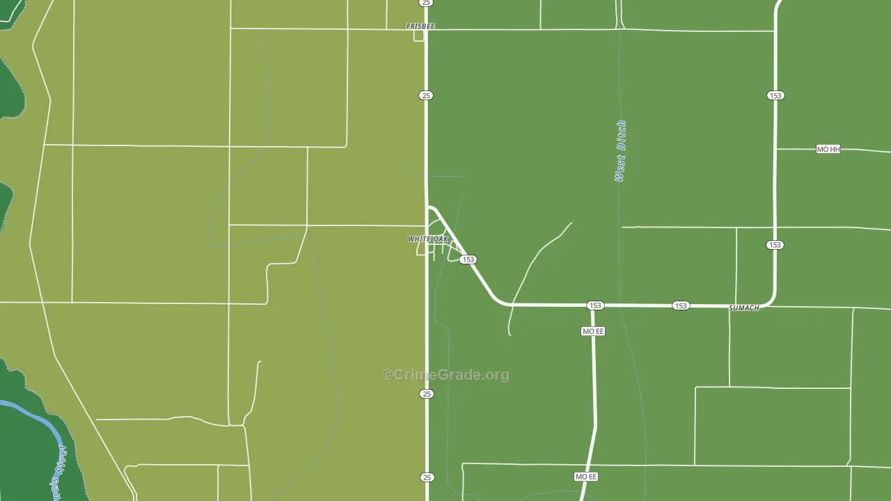 63880, MO Map of Theft Rates