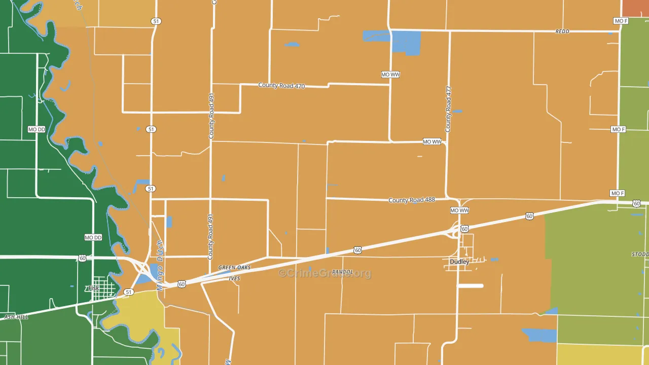 63936, MO Map of Theft Rates