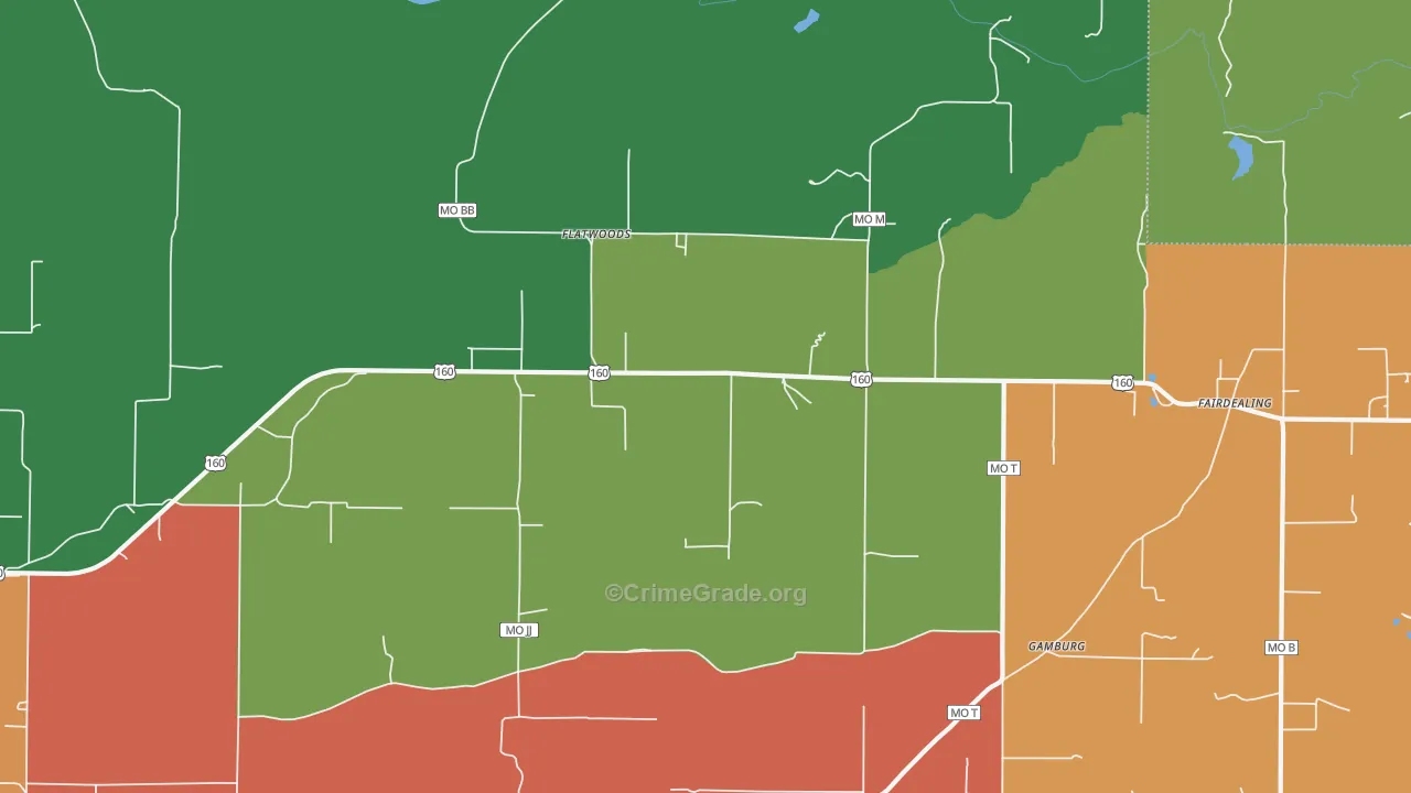 63939, MO Map of Theft Rates