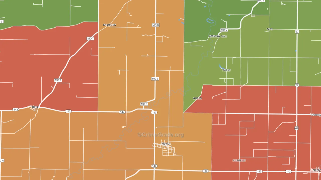 63953, MO Map of Theft Rates