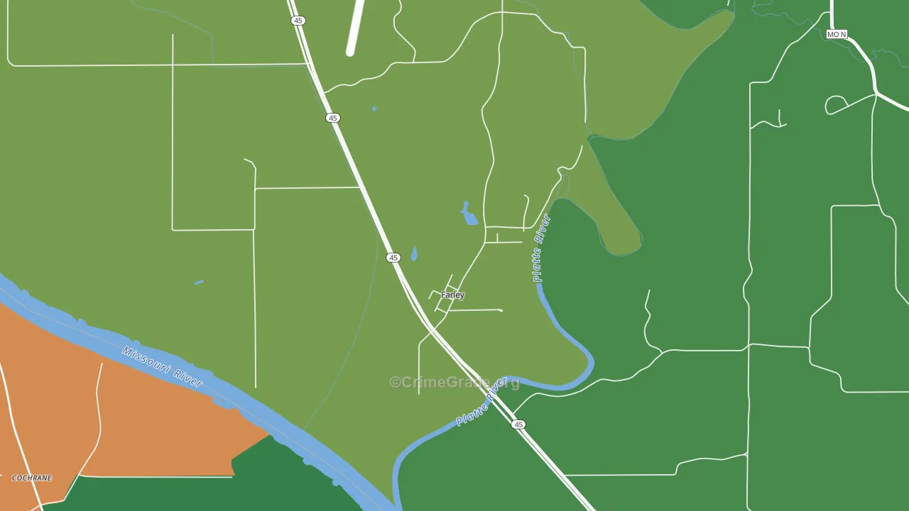 64028, MO Map of Theft Rates