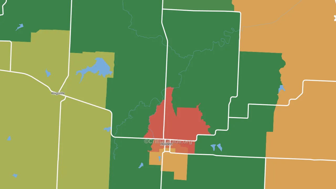 64040, MO Map of Theft Rates