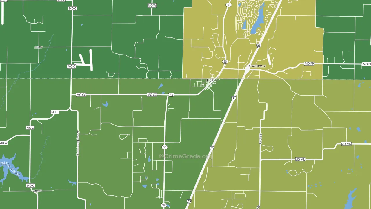 64048, MO Map of Theft Rates