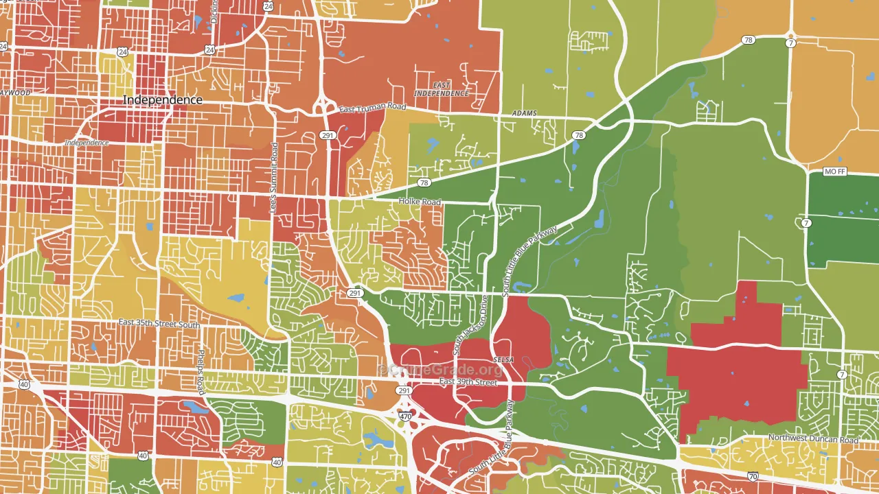 64057, MO Map of Theft Rates