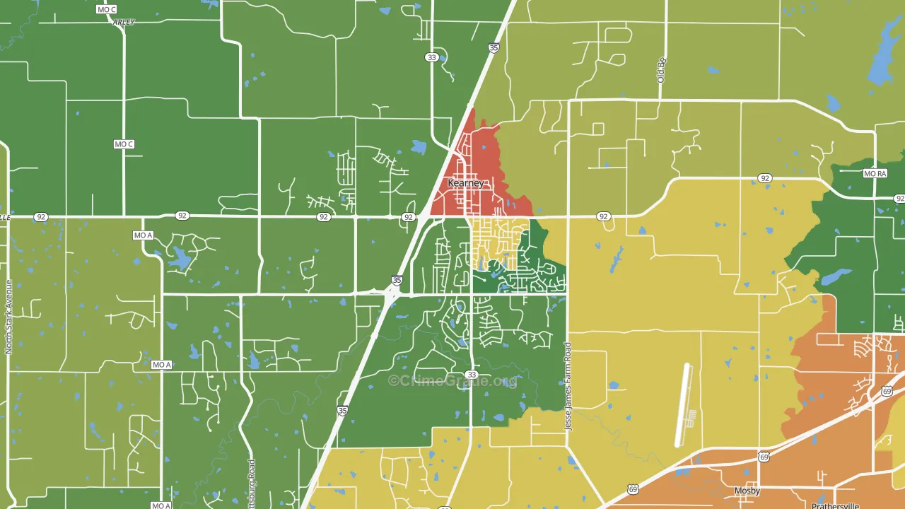 64060, MO Map of Theft Rates