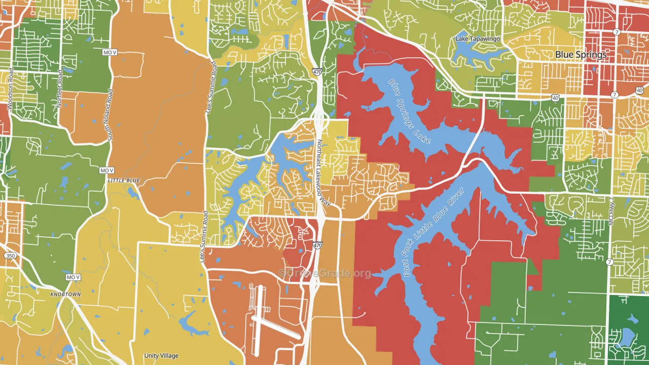 64064, MO Map of Theft Rates