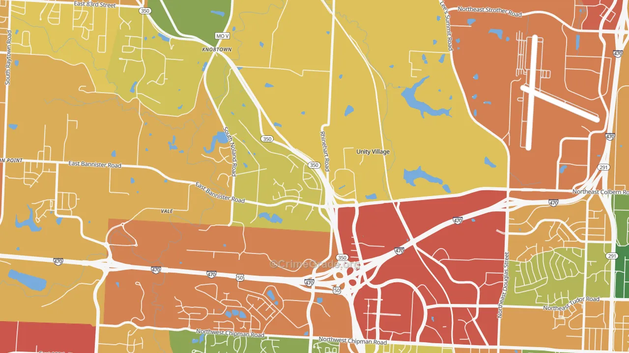 64065, MO Map of Theft Rates