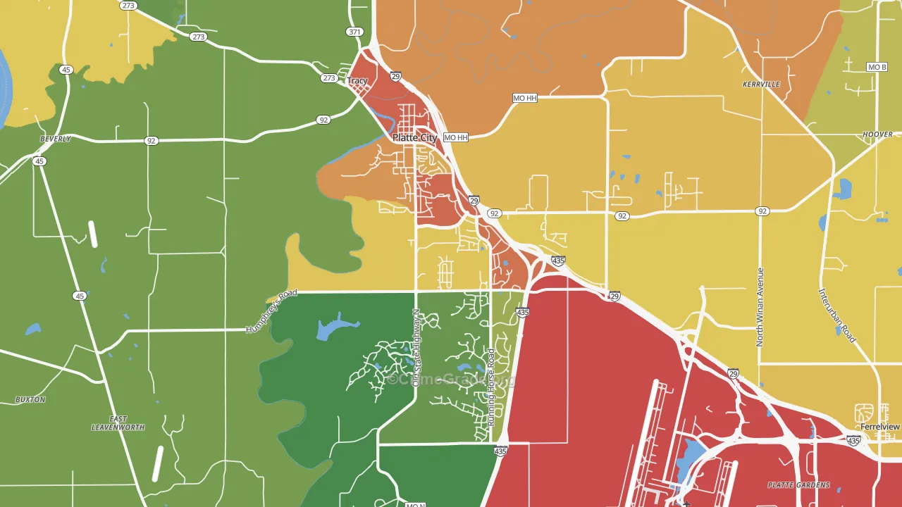 64079, MO Map of Theft Rates