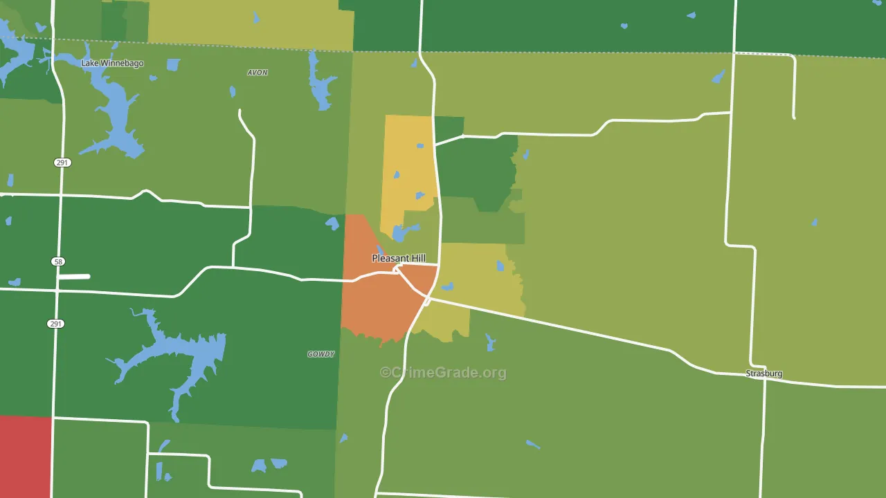 64080, MO Map of Theft Rates