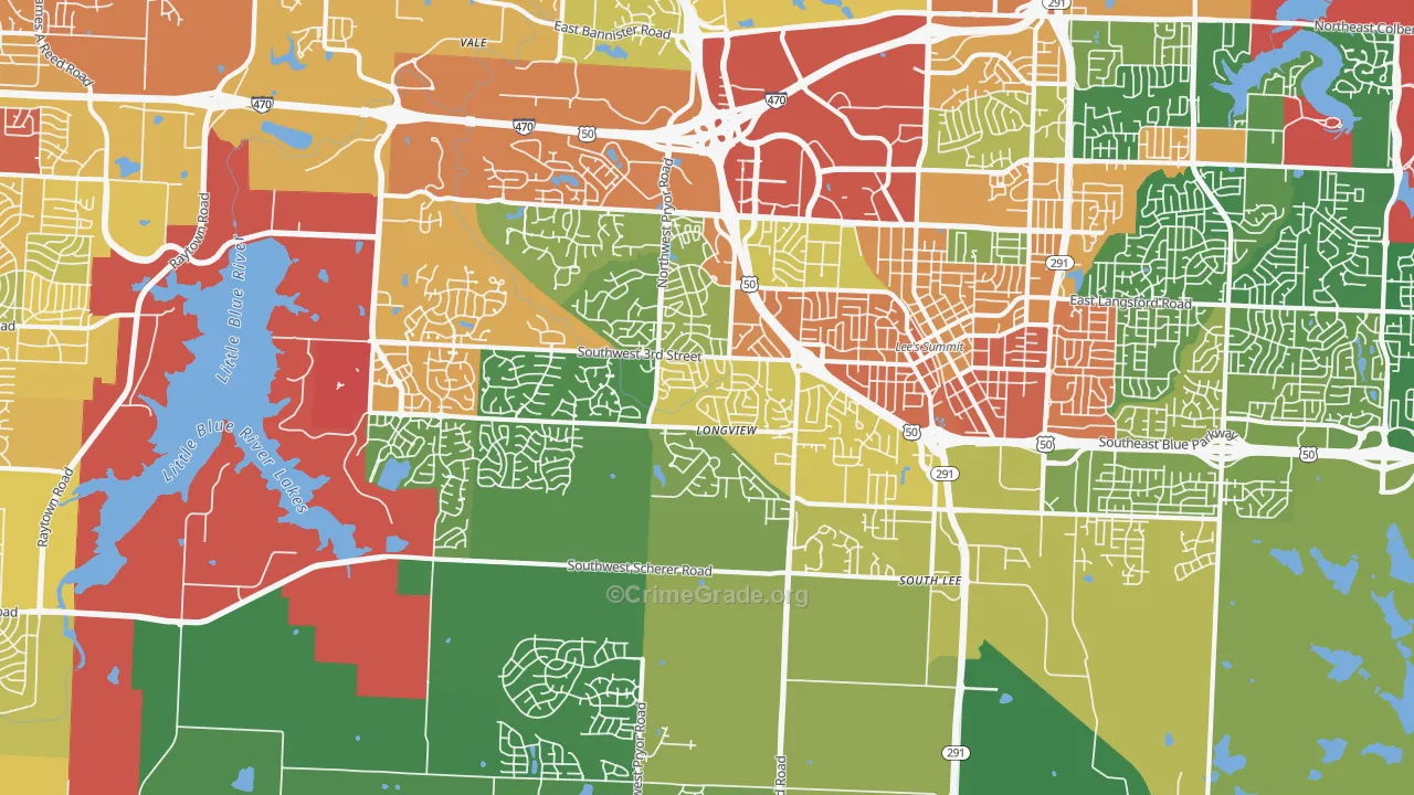 64081, MO Map of Theft Rates