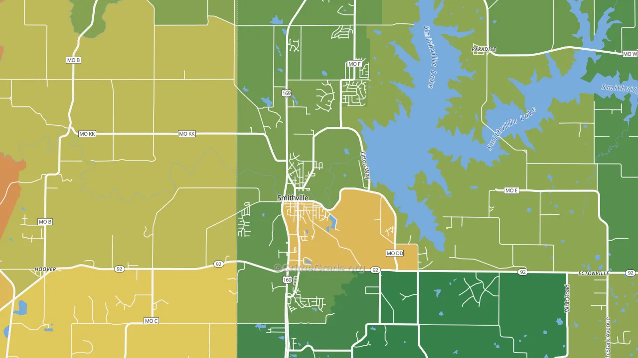 64089, MO Map of Theft Rates