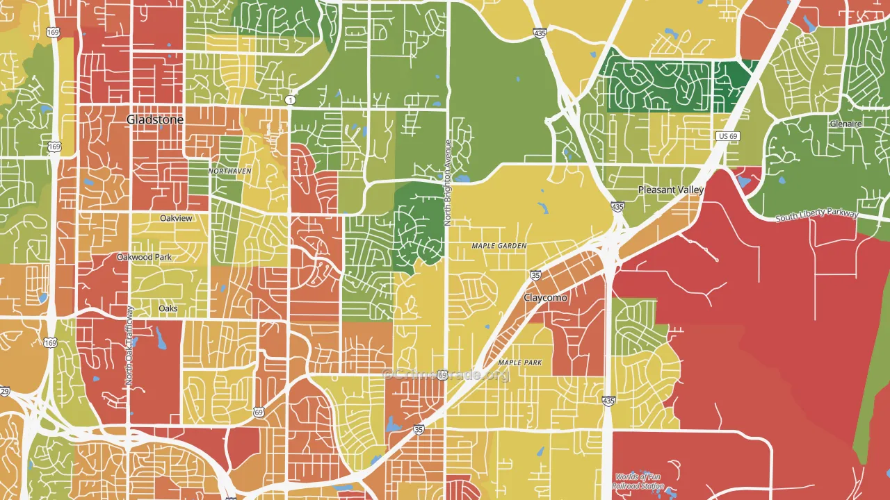 64119, MO Map of Theft Rates