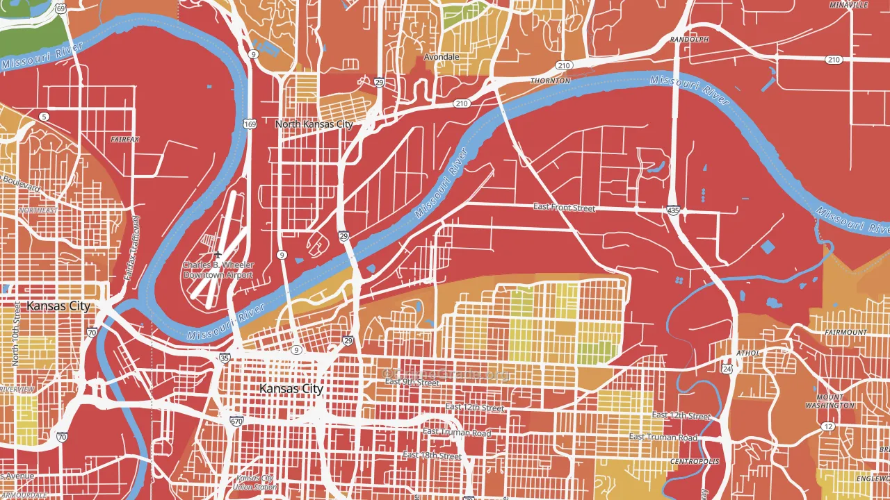 64120, MO Map of Theft Rates