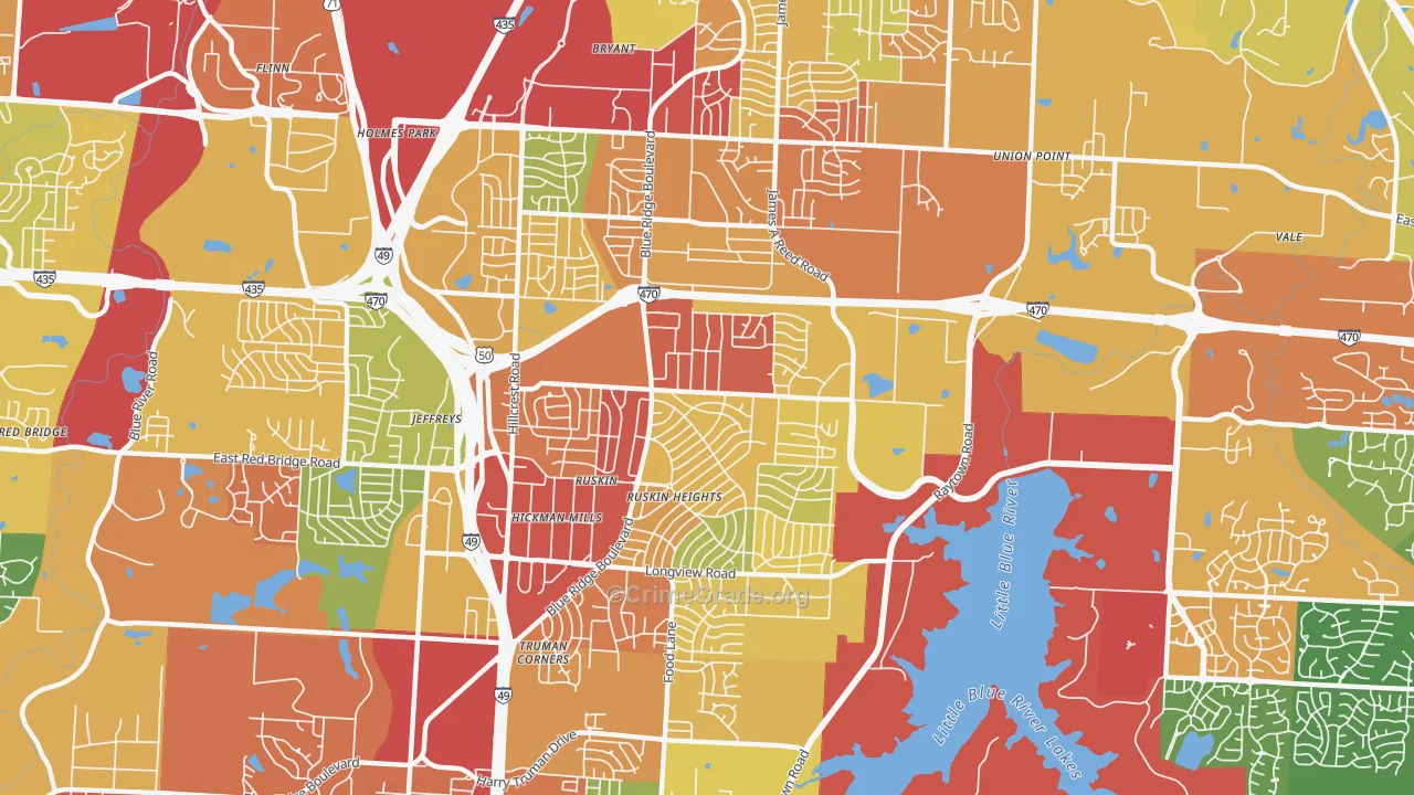64134, MO Map of Theft Rates