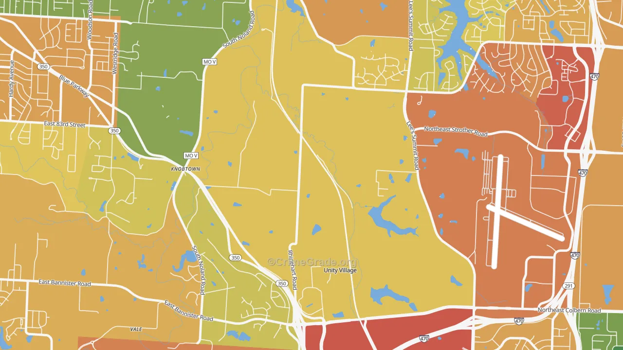 64139, MO Map of Theft Rates