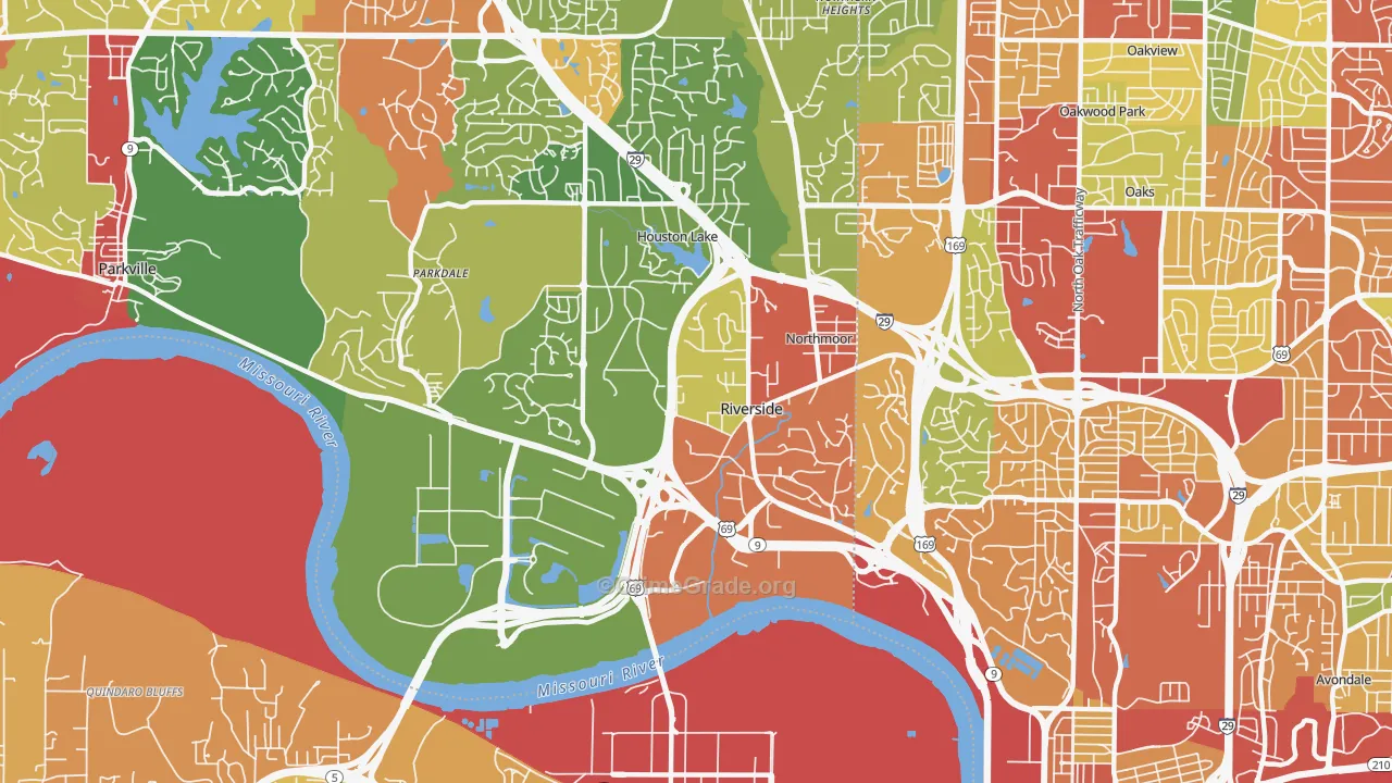 64150, MO Map of Theft Rates