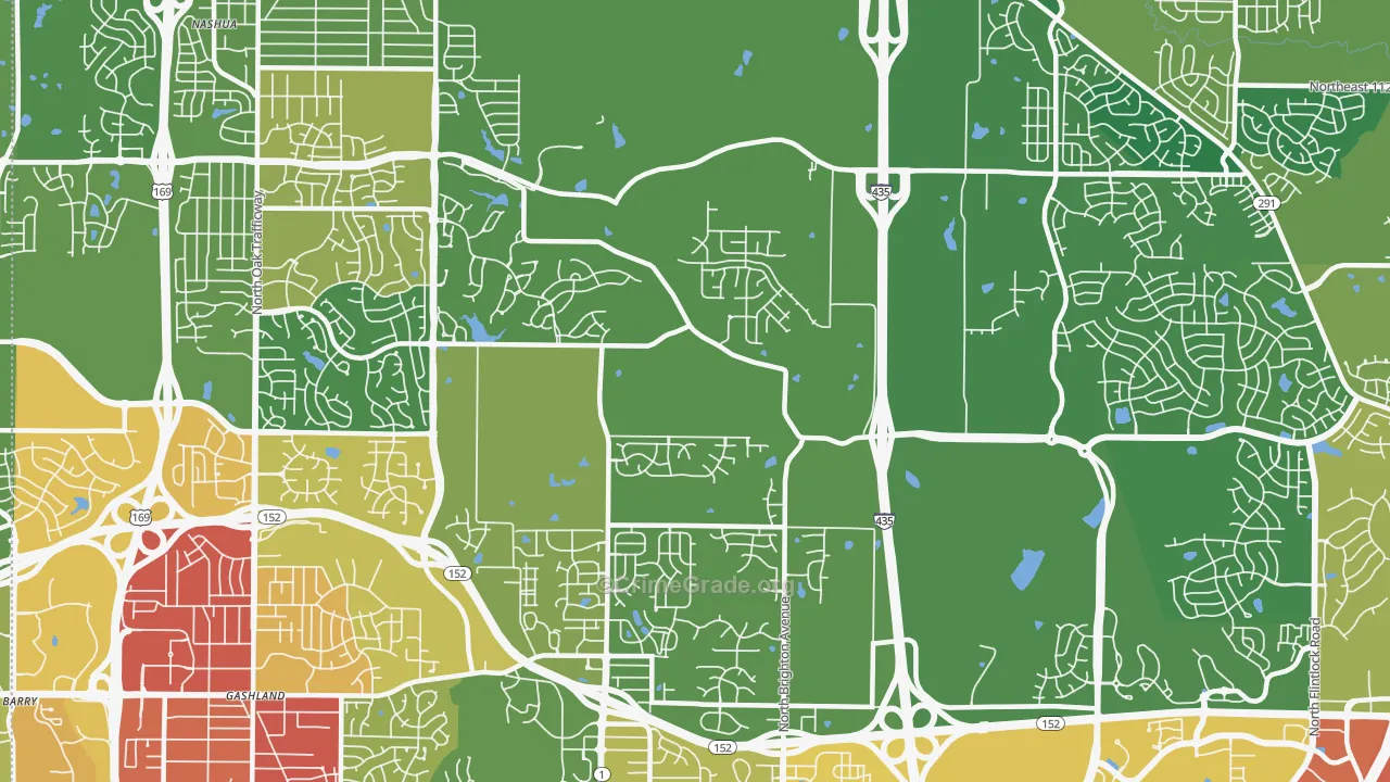 64156, MO Map of Theft Rates