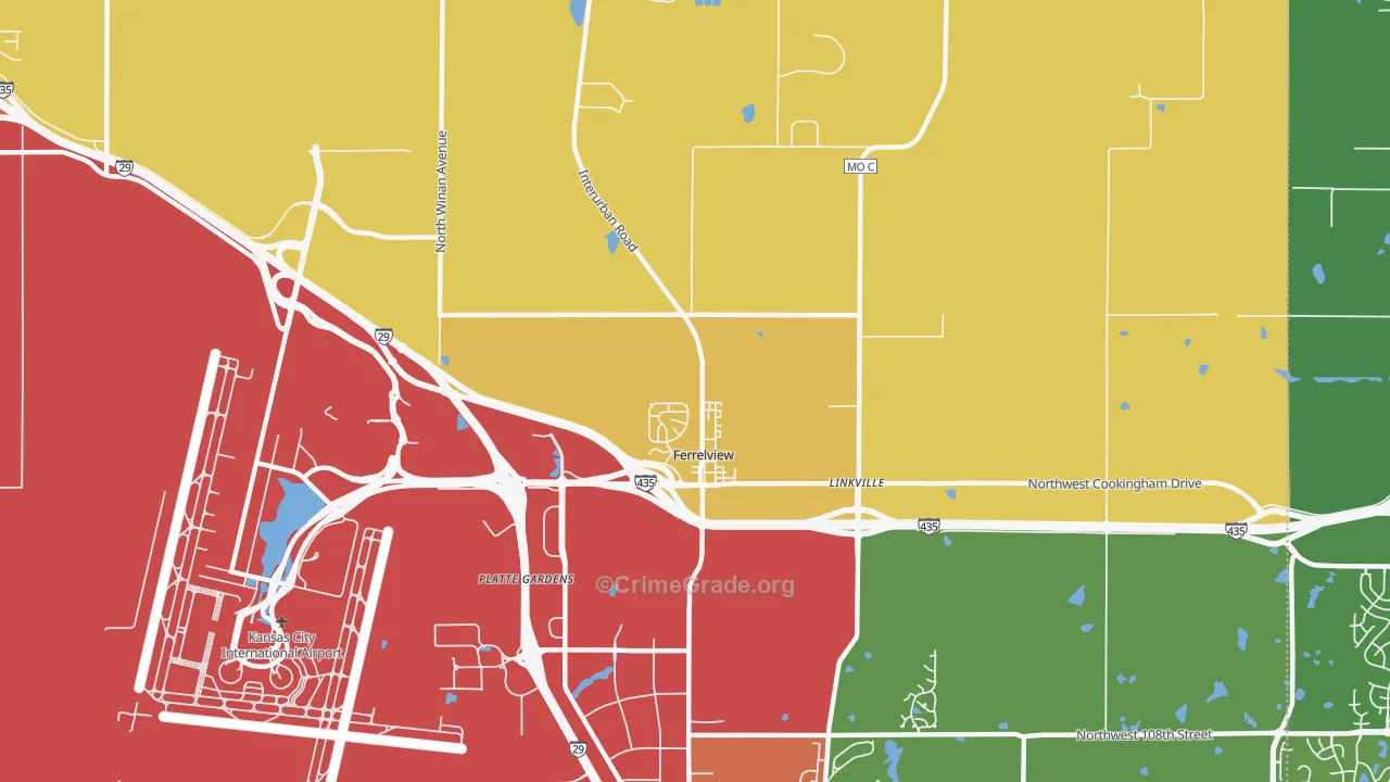 64163, MO Map of Theft Rates