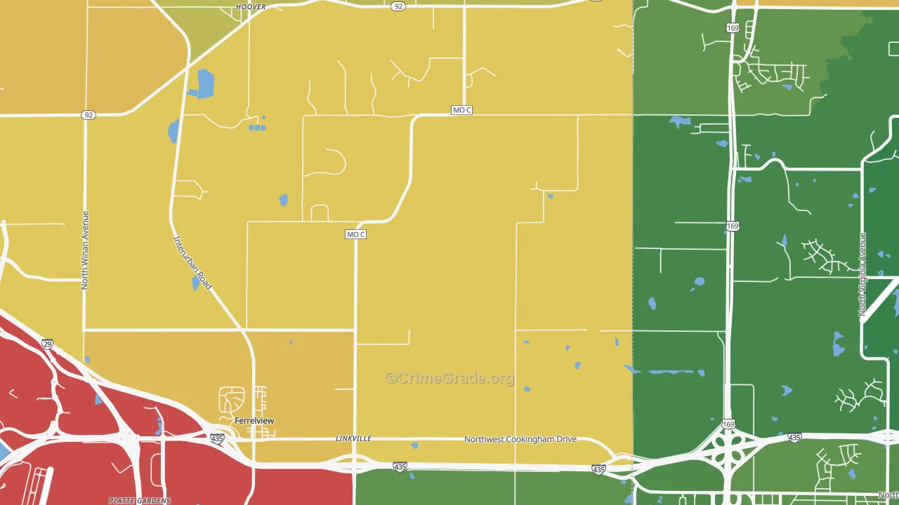 64164, MO Map of Theft Rates