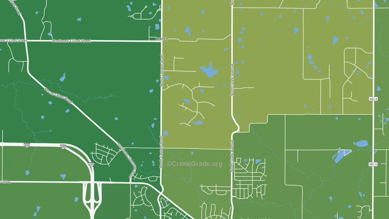 64167, MO Map of Theft Rates