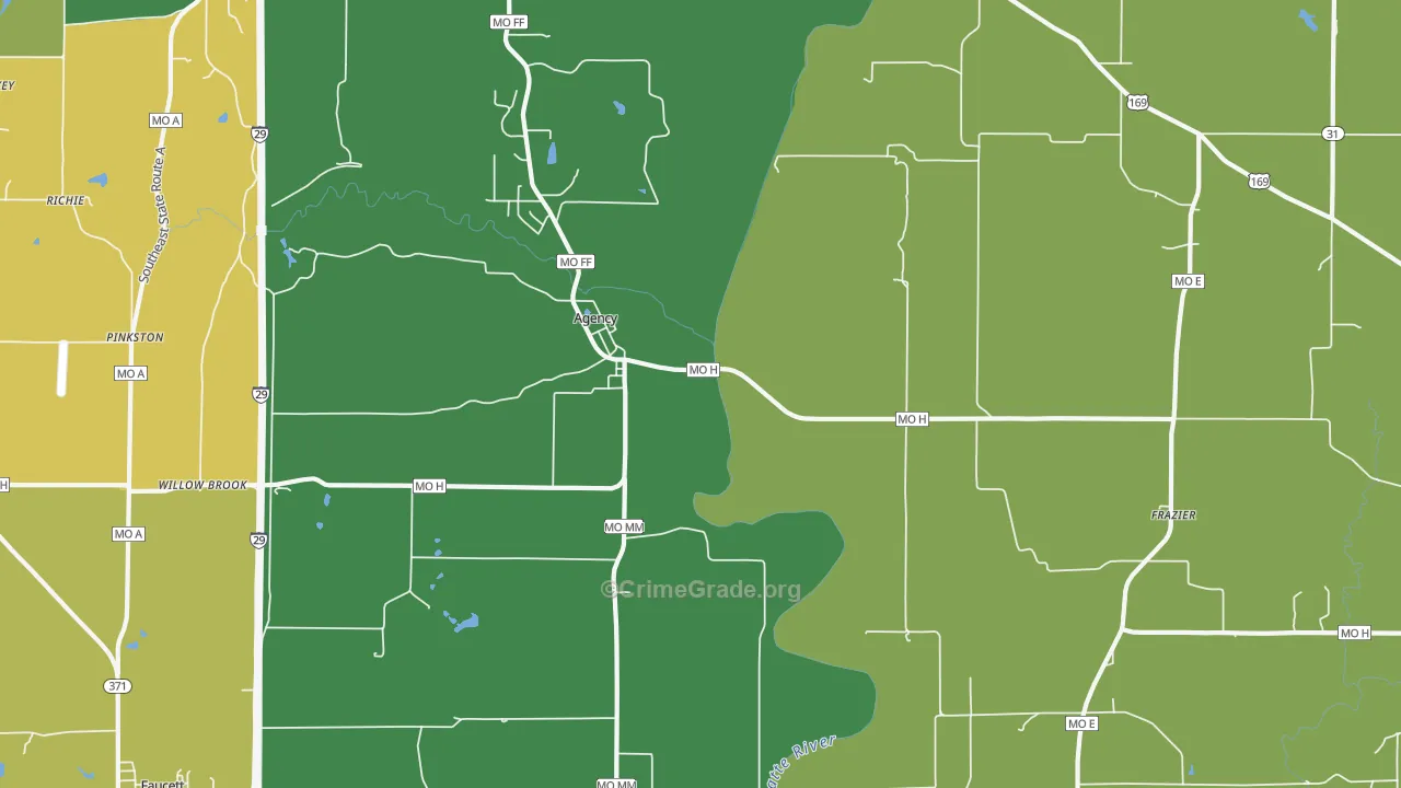 64401, MO Map of Theft Rates