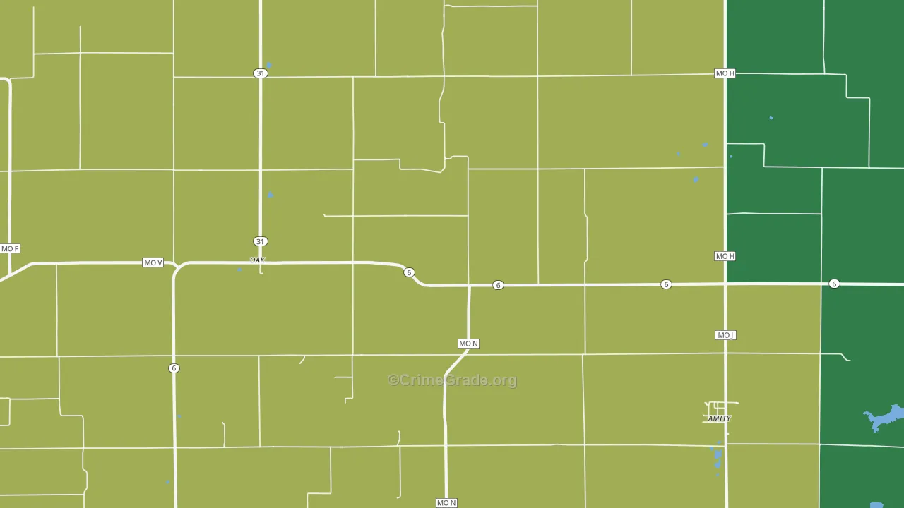 64422, MO Map of Theft Rates