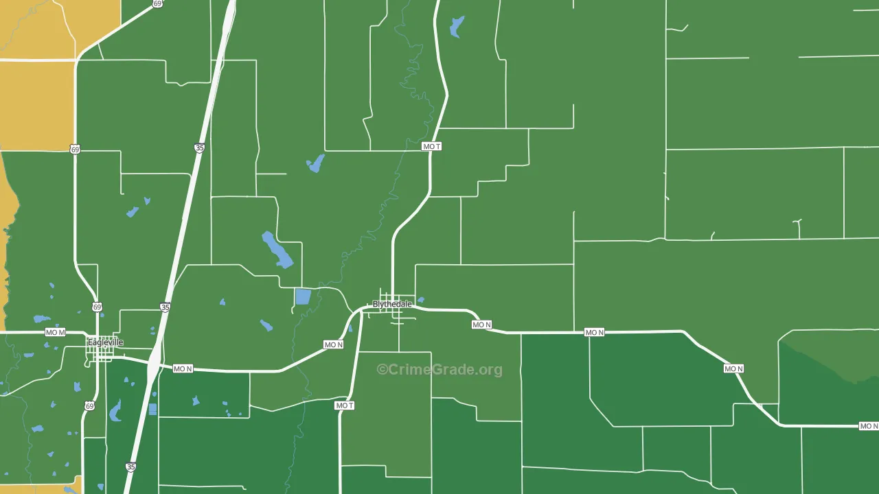 64426, MO Map of Theft Rates