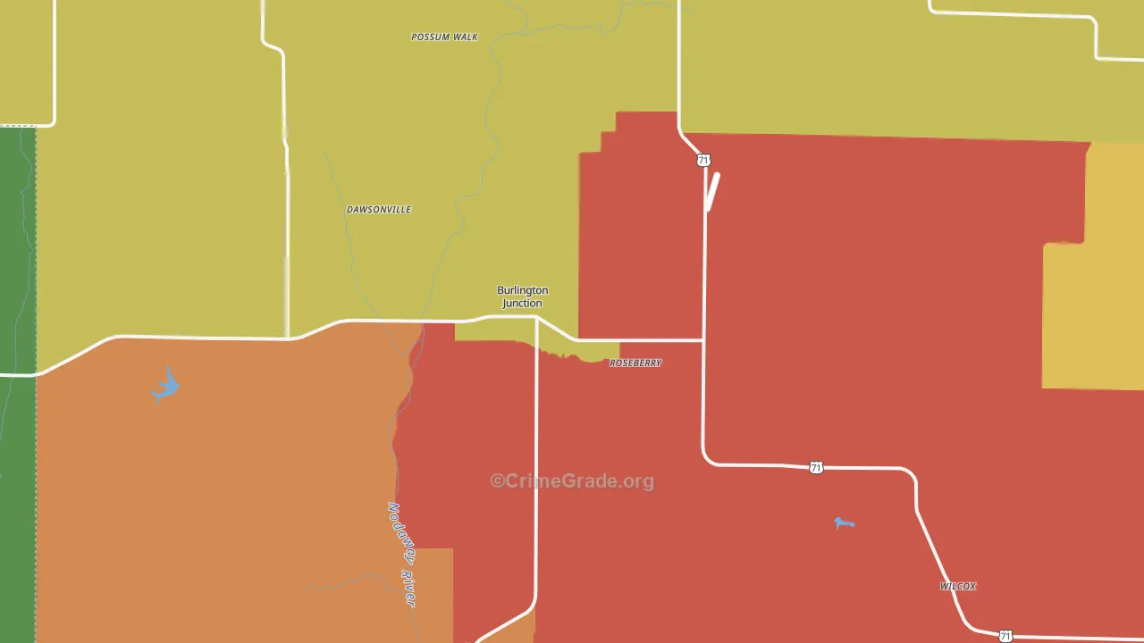 64428, MO Map of Theft Rates