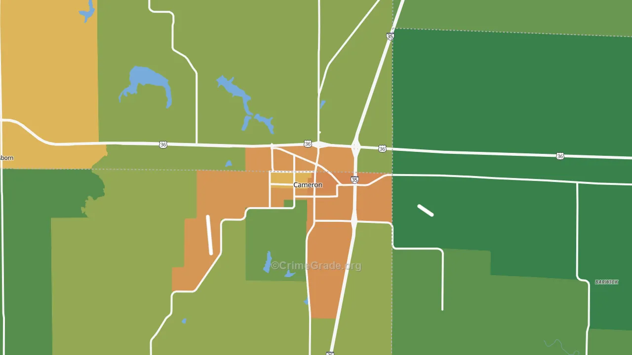 64429, MO Map of Theft Rates