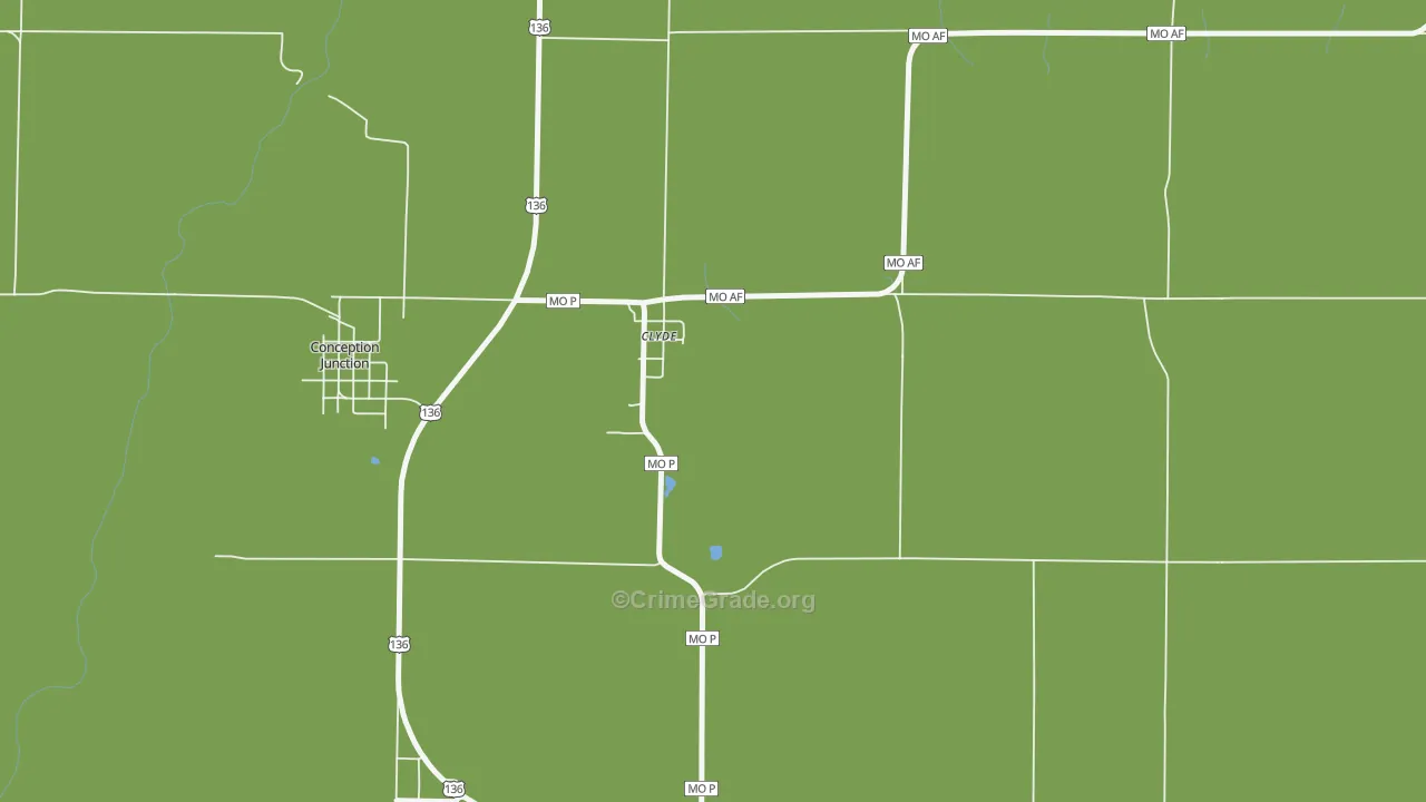 64432, MO Map of Theft Rates