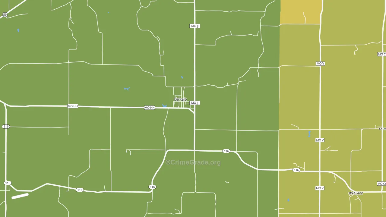64440, MO Map of Theft Rates