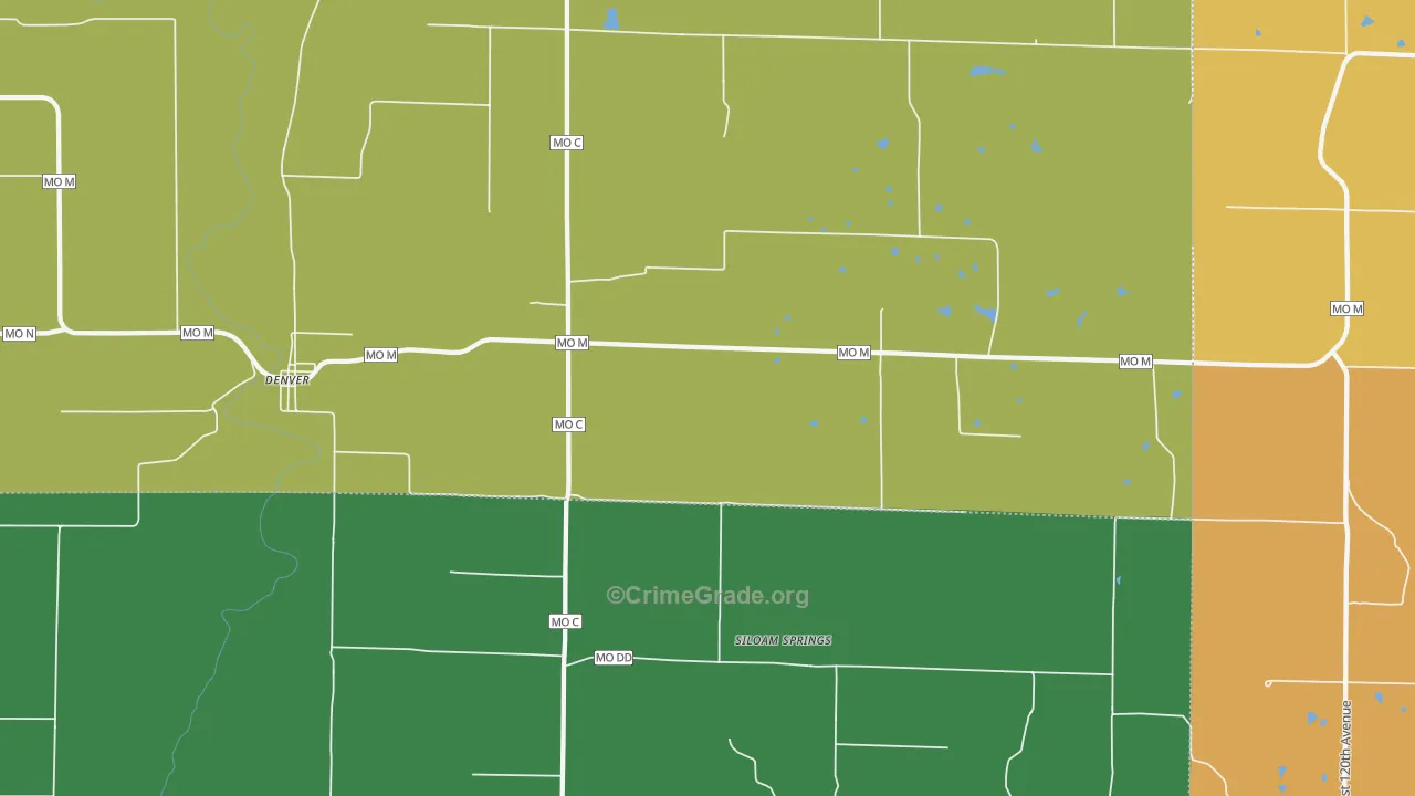 64441, MO Map of Theft Rates