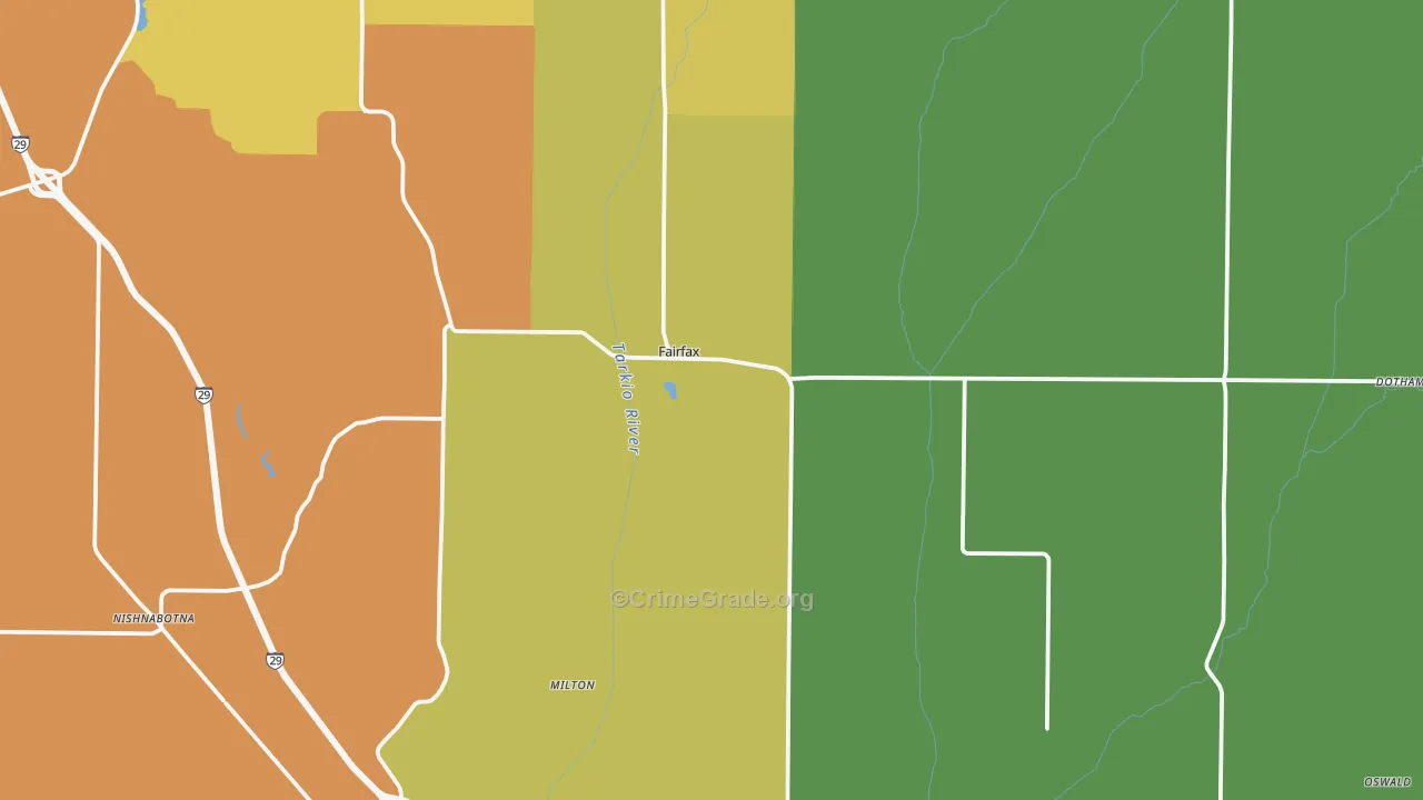64446, MO Map of Theft Rates