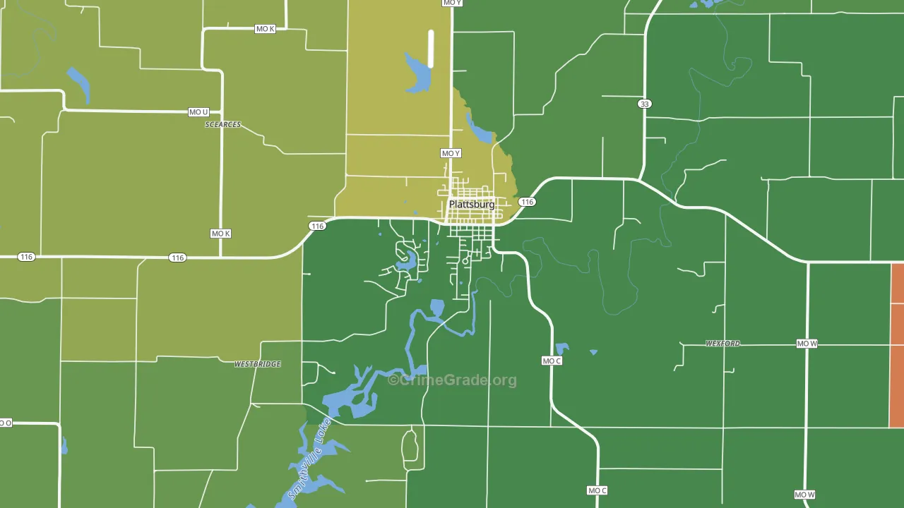 64477, MO Map of Theft Rates