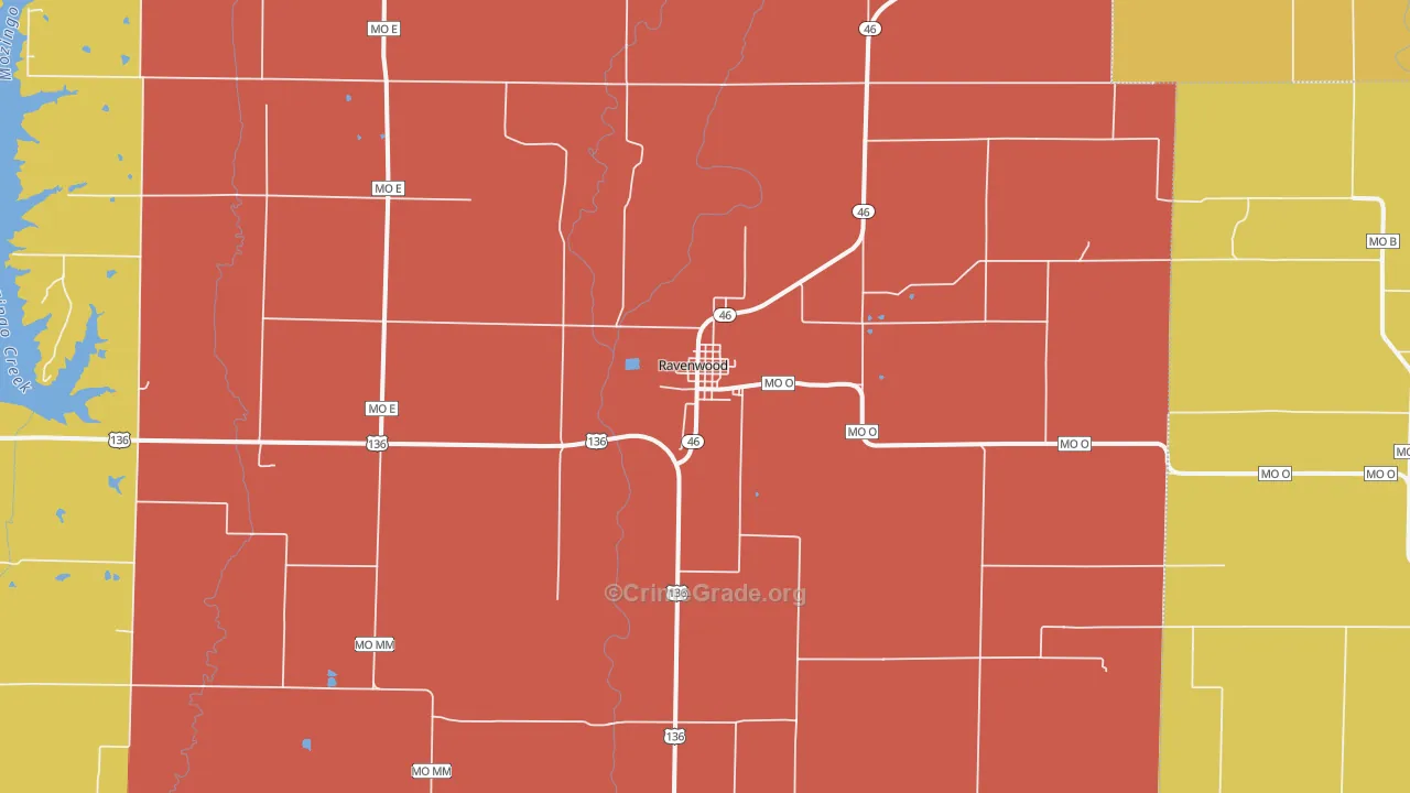 64479, MO Map of Theft Rates
