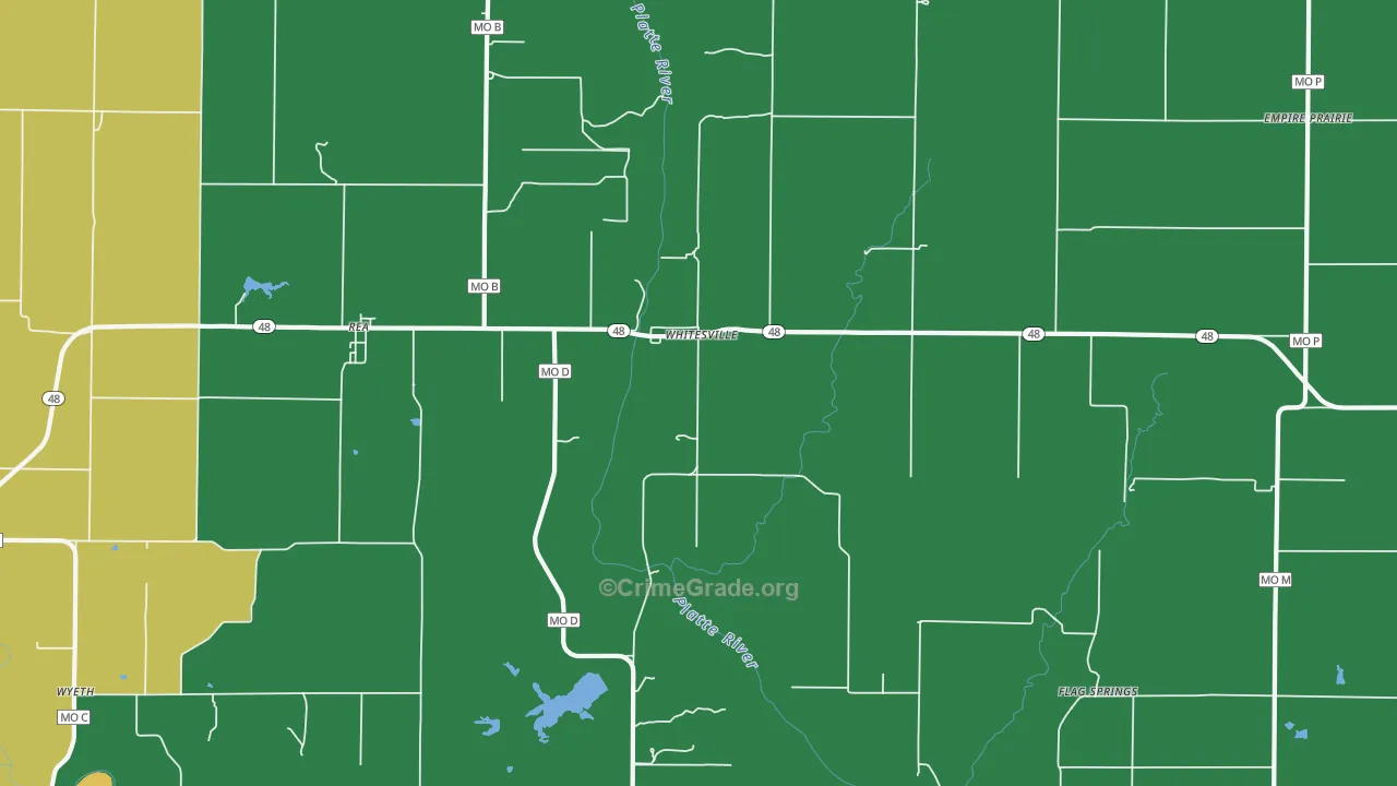 64480, MO Map of Theft Rates