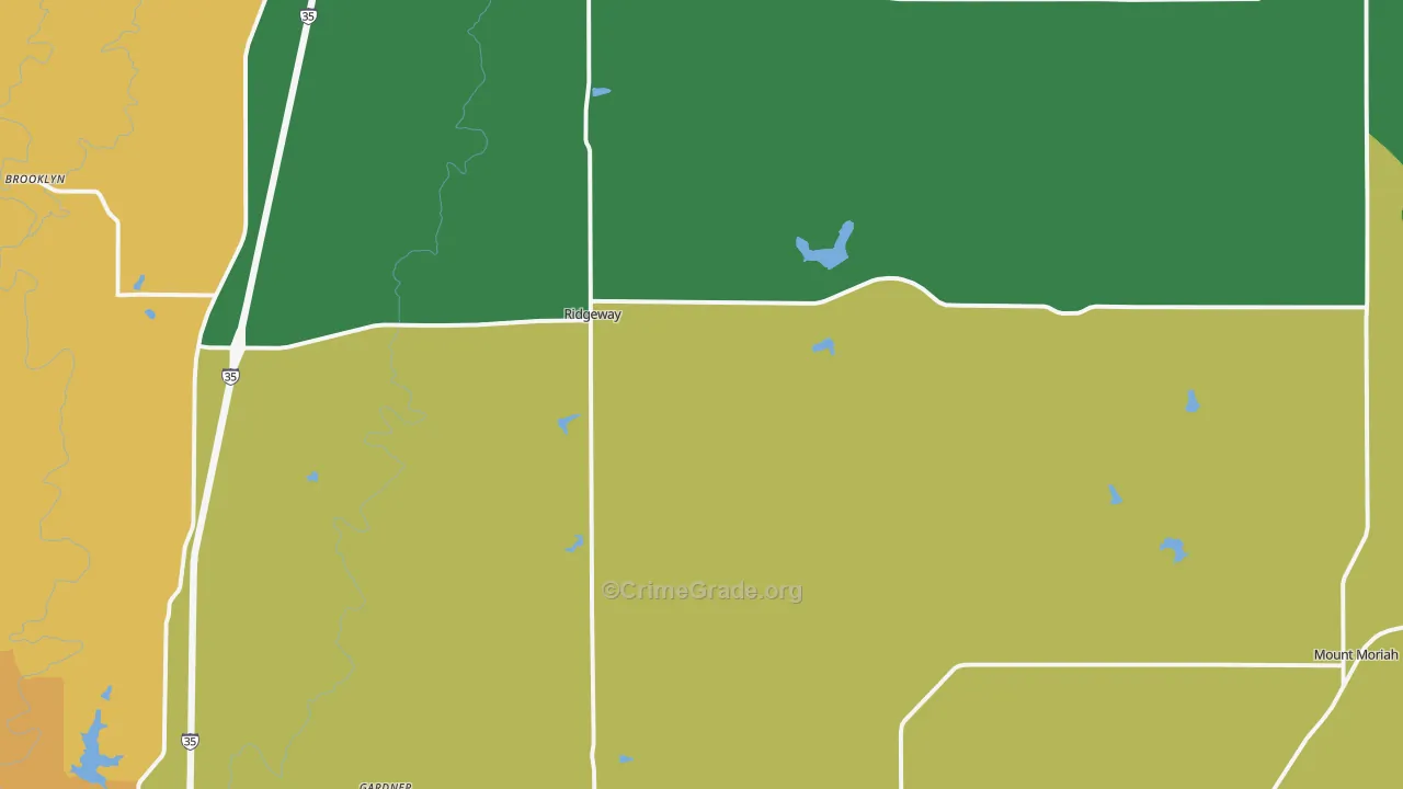 64481, MO Map of Theft Rates