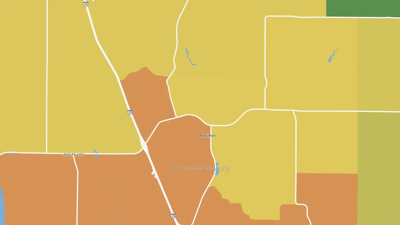 64482, MO Map of Theft Rates