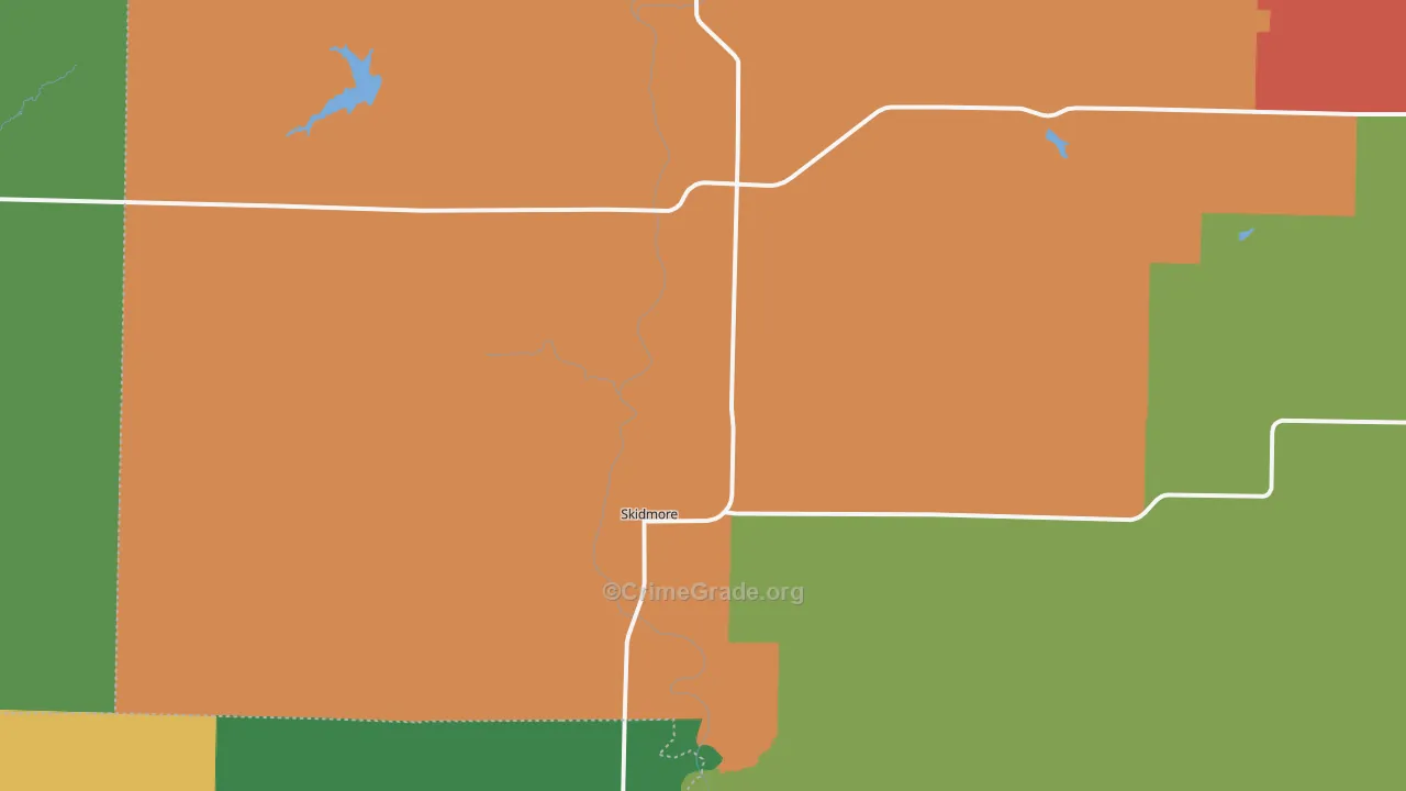 64487, MO Map of Theft Rates