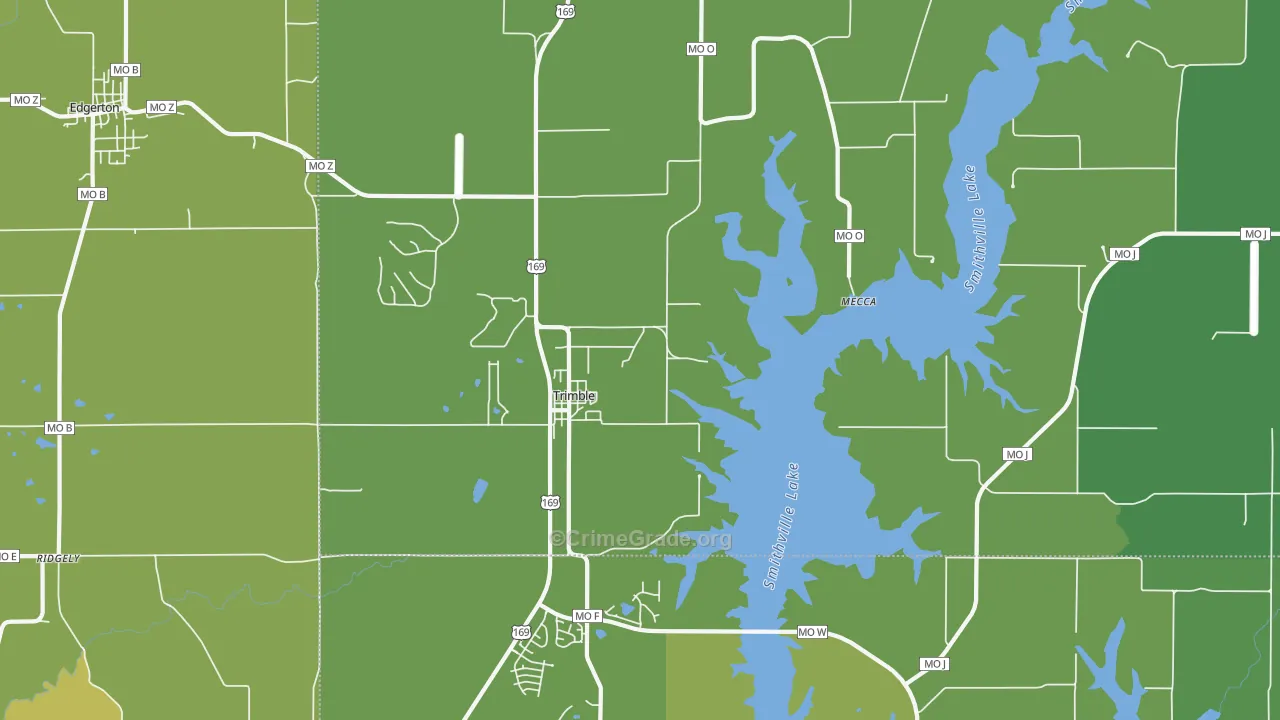 64492, MO Map of Theft Rates
