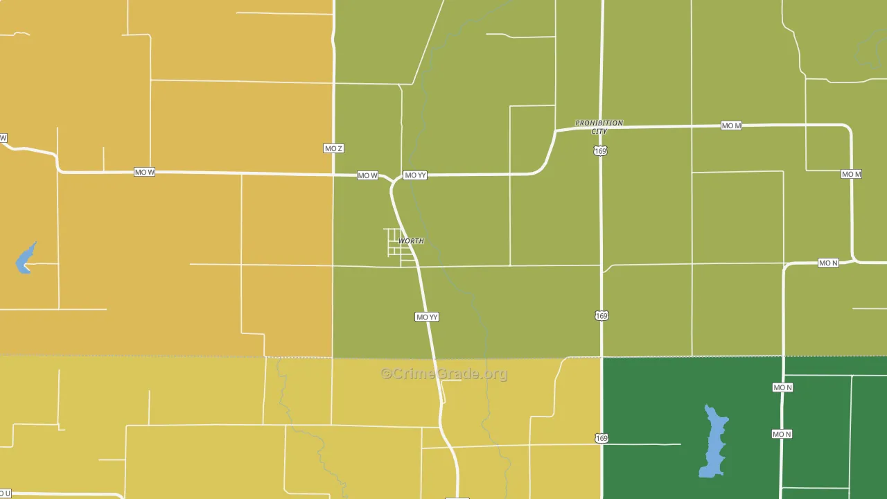 64499, MO Map of Theft Rates