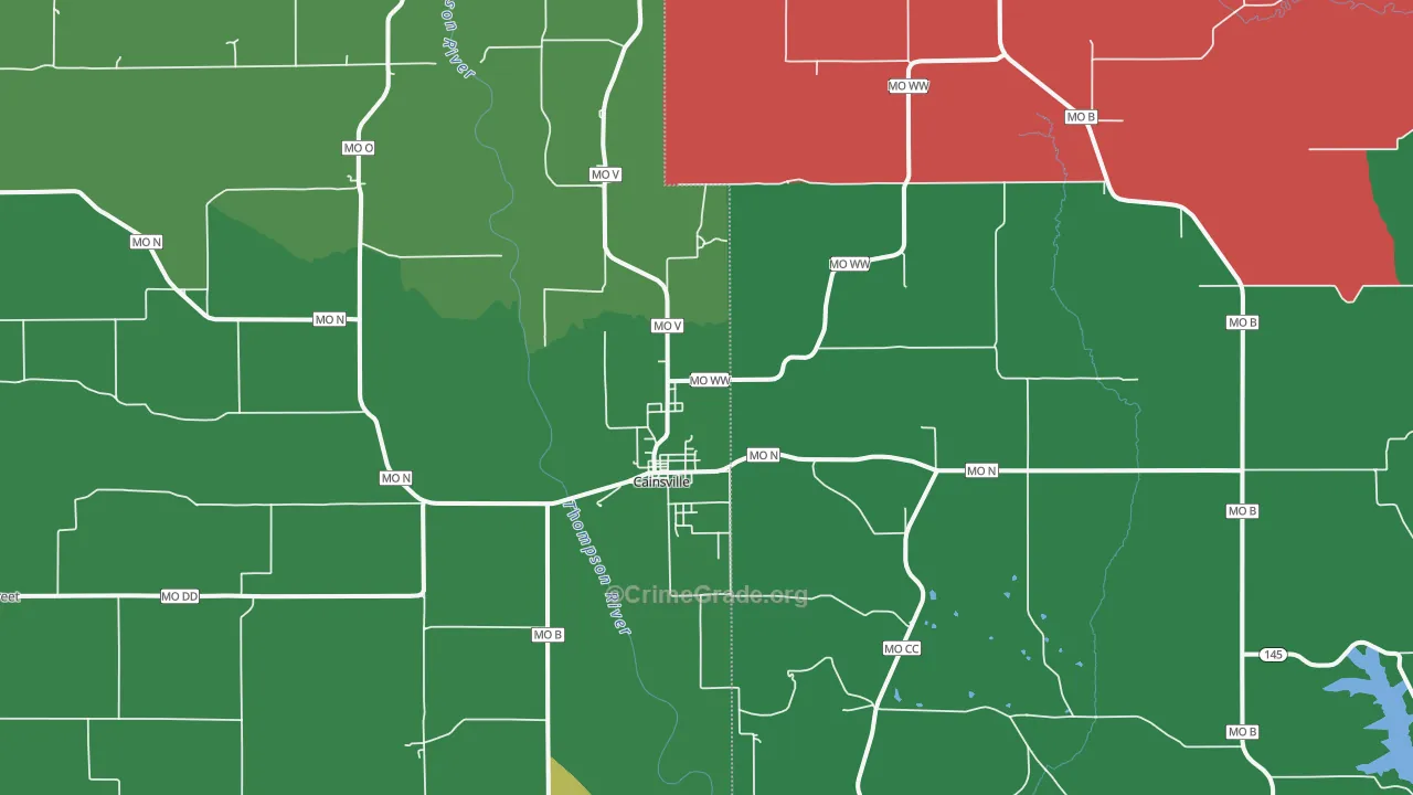 64632, MO Map of Theft Rates