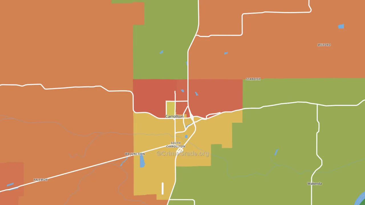 64633, MO Map of Theft Rates
