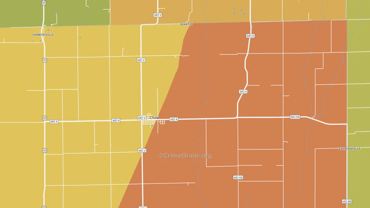 64635, MO Map of Theft Rates