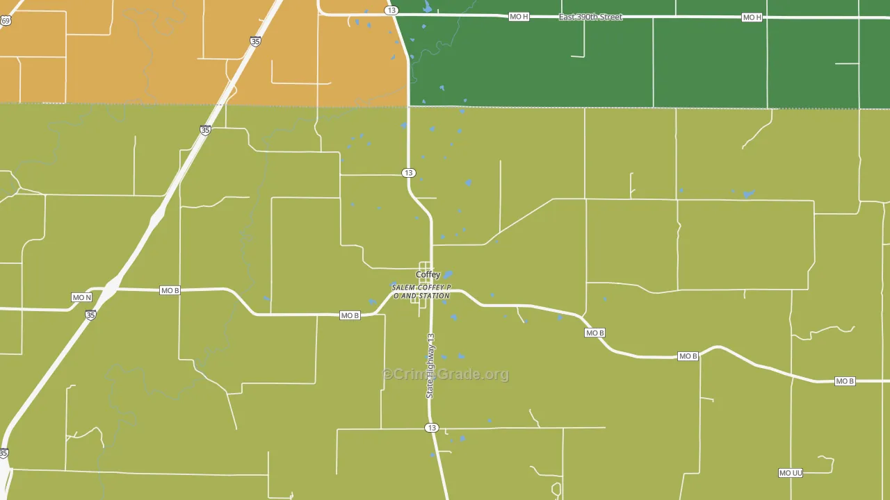 64636, MO Map of Theft Rates