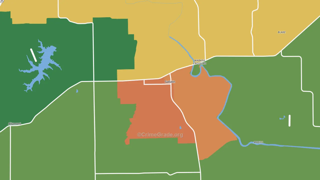 64640, MO Map of Theft Rates