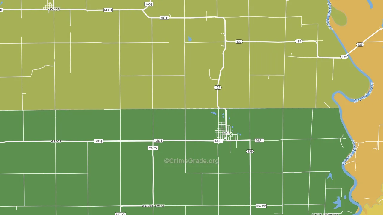 64643, MO Map of Theft Rates