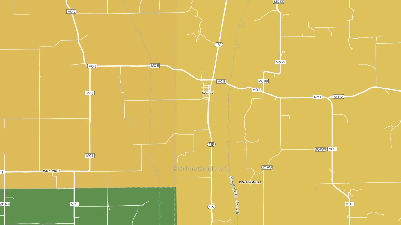 64645, MO Map of Theft Rates